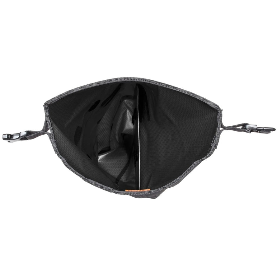 Sacoche de guidon Ortlieb Pack-Flex 15L noire, compartimentée et imperméable pour bikepacking