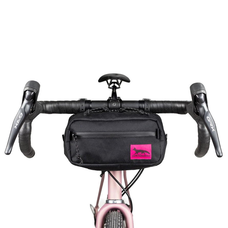 Sacoche guidon vélo Swift Industries Kestrel SI600 noire, idéale pour transporter vos essentiels en balade