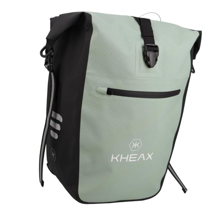 Sacoche vélo de Kheax avec fermeture par enroulement et clip