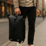 Sacoche vélo Badawin Hind 25L noire, porte-bagages convertible en bandoulière, design urbain et fonctionnel
