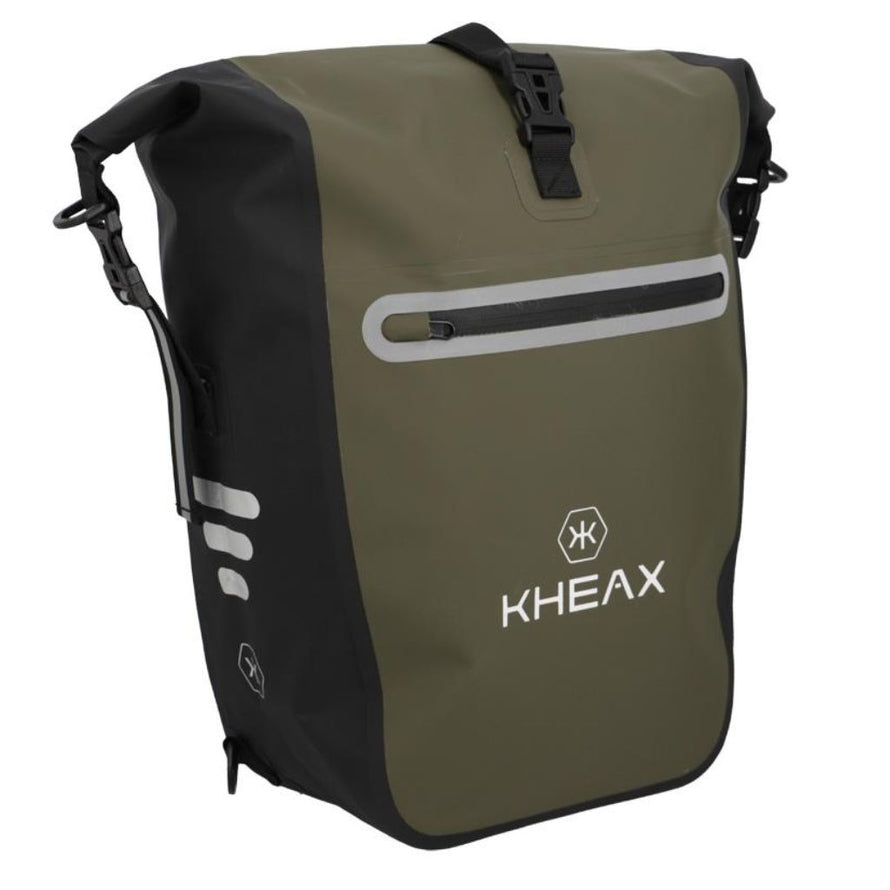 Sacoche vélo de 30 L convertible en sac à dos Kheax Ventoux II