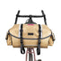 Sacoche vélo guidon 12L Zeitgeist Swift Industries taupe avec bandes réfléchissantes et sangles robustes