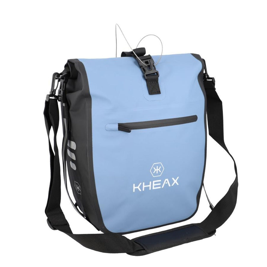 Sacoche de vélo Izoard Mini Kheax bleu, compacte et étanche, parfaite pour vos trajets urbains quotidiens