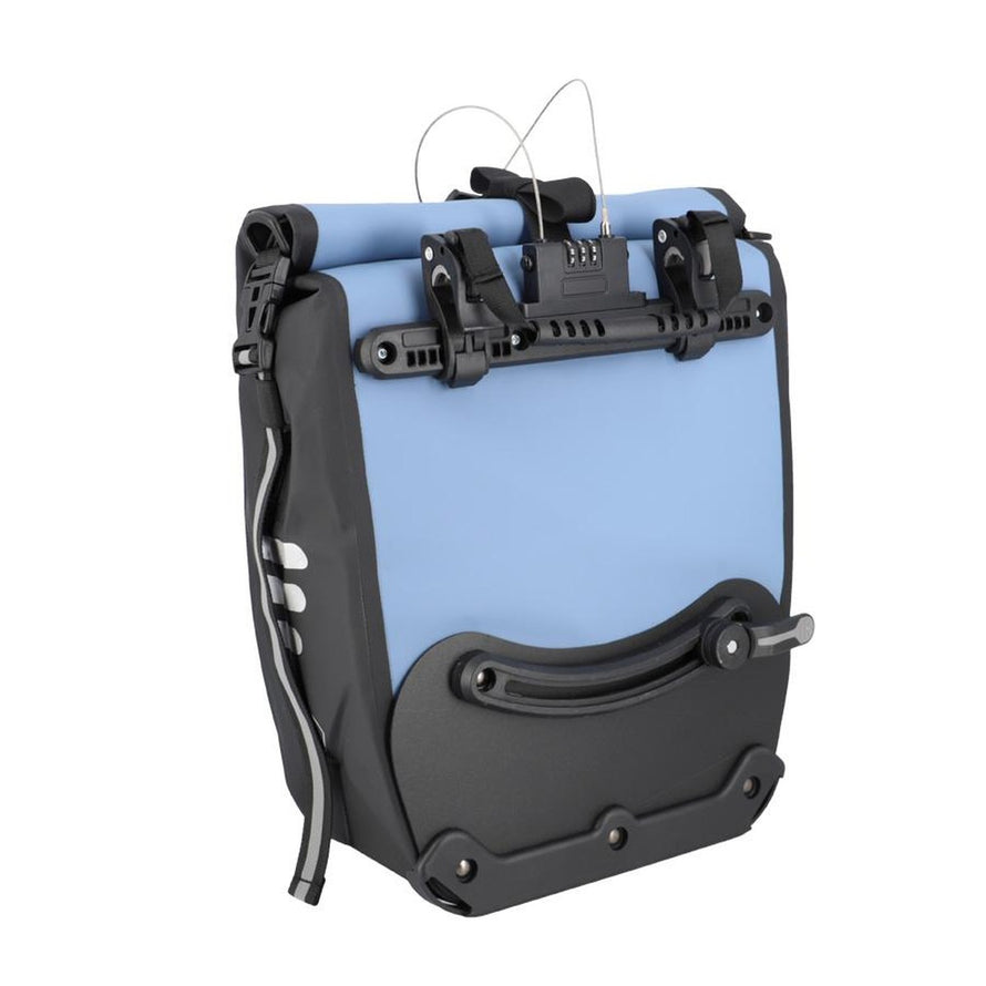 Sacoche vélo Izoard Mini Kheax bleu, compacte et résistante, idéale pour vos déplacements quotidiens