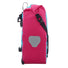 Sacoche vélo Ortlieb Back Roller Cyber 20L bleu rose vue profil avec système d'attache sécurisé pour porte-bagages