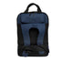 Sacoche convertible en sac à dos Nevada Backpack Newlooxs de couleur bleue, vue de derrière. 