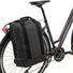 Sacoche convertible en sac à dos Nevada Backpack Newlooxs fixée sur le porte-bagages du vélo. 