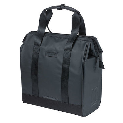 Sacoche vélo simple noire 13 L Grand Shopper Tarpaulin Basil - #1