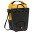 sacoche vélo urban cargo vaude 2 en 1 jaune vue du dos rigide