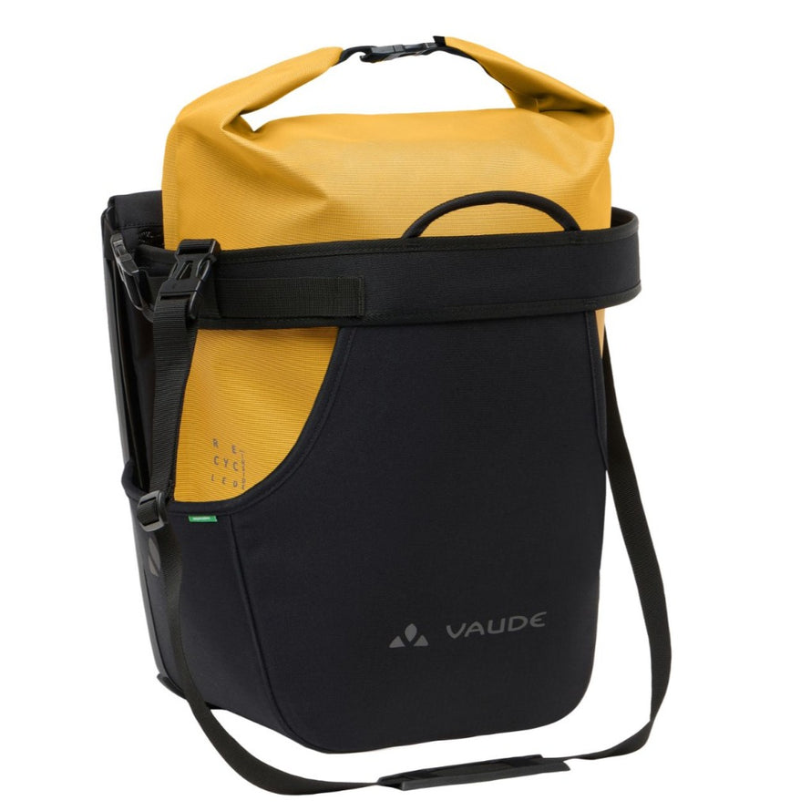 sacoche vélo urban cargo vaude 2 en 1 jaune