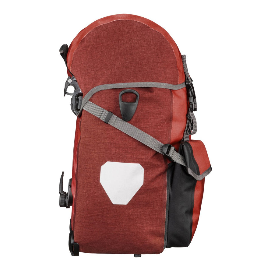 Sacoches arriere Ortlieb Bike Packer Plus 2 x 21L couleur rouille avec fixation rapide et materiau resistant pour velo