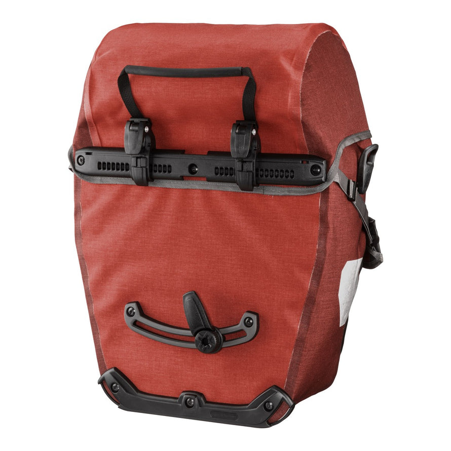 Sacoche arriere Ortlieb Bike Packer Plus 2 x 21L couleur rouille, robuste et impermeable pour velo