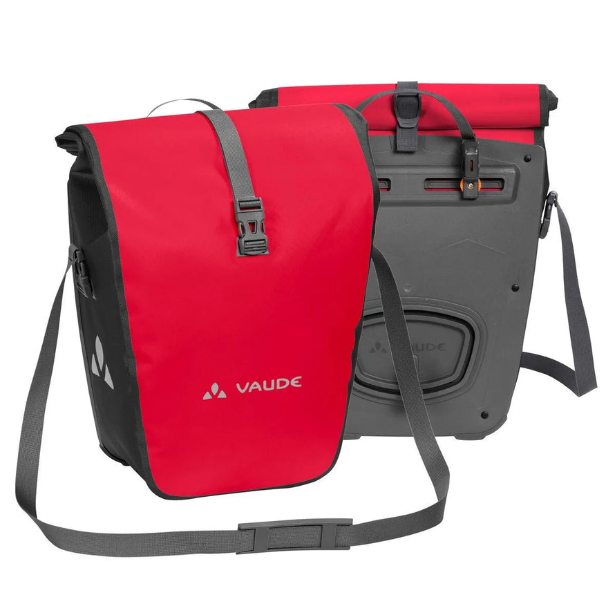 Sacoches arrière pour vélo Vaude Aqua Back rouges 2 x 24L