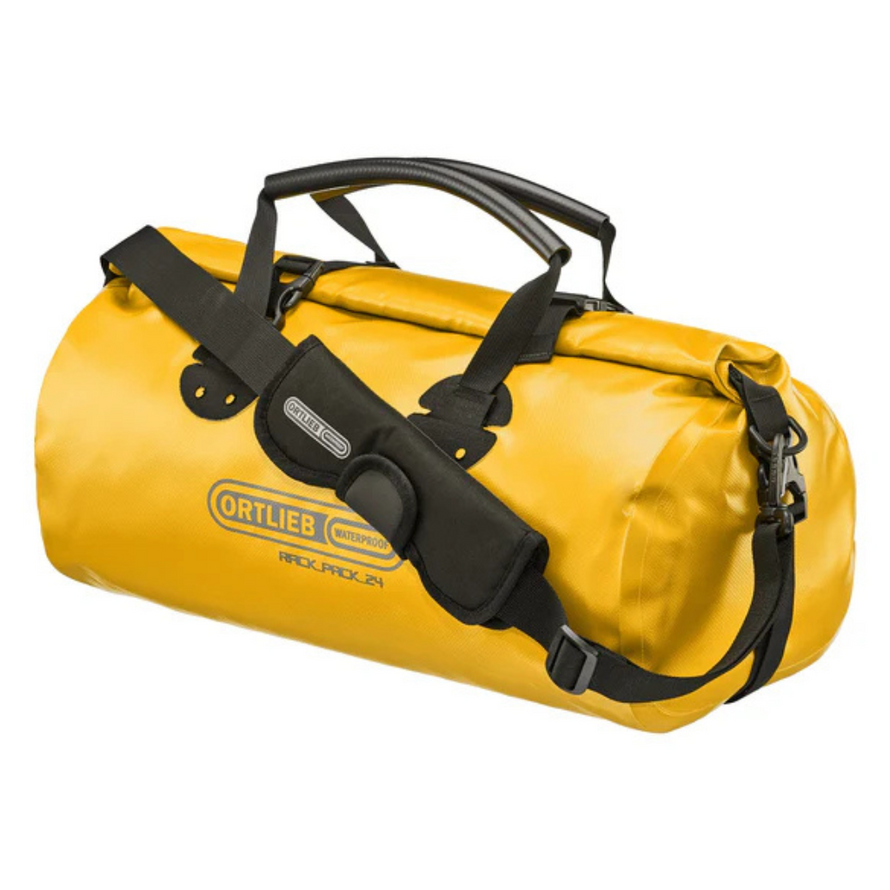 Sacs Rack Pack S 24 L Ortlieb jaune pour cyclotouristes