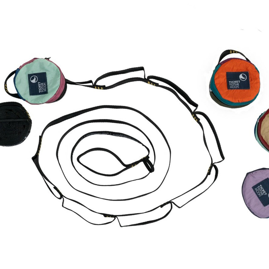 Sangles Moon Straps de suspension pour hamac Ticket To The Moon, robustes et faciles à installer