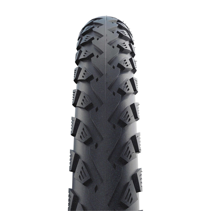 Pneu Schwalbe Motion Land Cruiser 700x28 pouces avec gomme durable et protection K-Guard contre les perforations