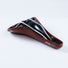 Selle vélo vintage couleur marron imitation cuir rail de selle