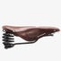 selle de vélo cuir avec suspension et canal central Flyer Carved Brooks antic brown