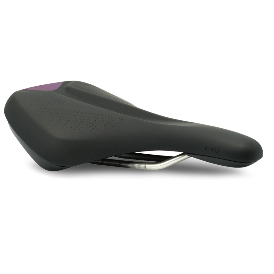 Selle de vélo réfléchissante Viso Relaxed Selle Royal, vue de profil