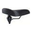 Selle vélo ville Contec Majestic avec ressorts en cuir noir, conçue pour un confort durable en milieu urbain
