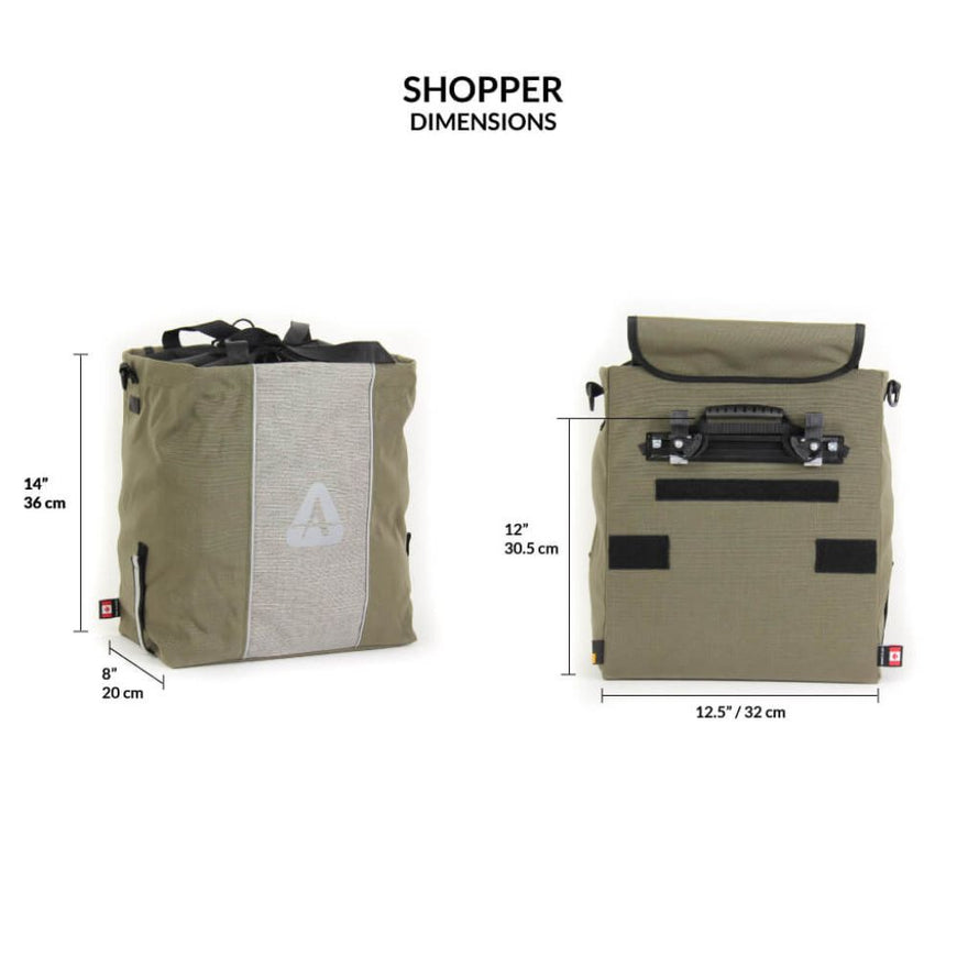 Sac cabas vélo Arkel Shopper Cordura