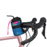 Sacoche potence vélo Sidekick Swift Industries 1 L bleu avec cordon rose, pratique pour accessoires et rangement
