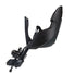 Siège vélo avant Bobike Exclusive Evolve Mini ICR noir avec design ergonomique pour enfant de 9 à 15 kg
