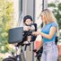 Siège vélo avant Bobike Exclusive Evolve Mini ICR avec écran pare-brise intégré pour enfant 9 à 15 kg