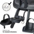 Siège vélo avant Bobike Exclusive Evolve Mini ICR avec support pédales ajustables pour enfant 9 à 15 kg