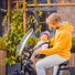 Siege velo avant Bobike GO Mini ICR avec harnais securite et repose-pieds reglables pour enfants jusqu a 15 kg