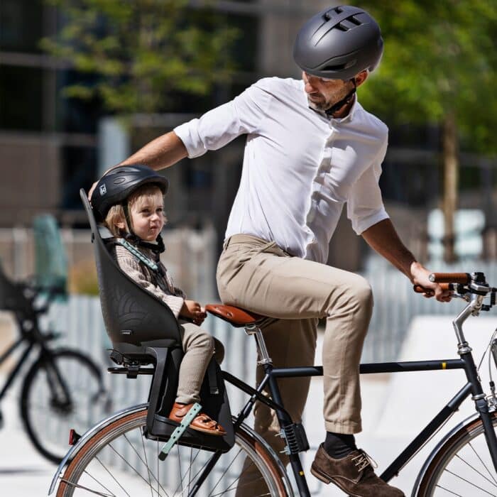 Siège vélo enfant arrière sur cadre Urban Iki noir - #6
