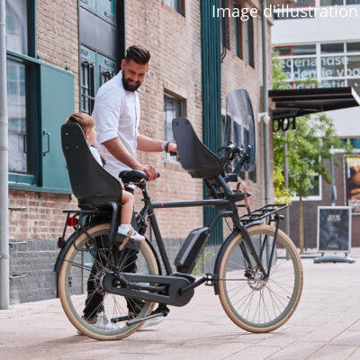 Siège vélo enfant arrière sur porte-bagages Urban Iki marron - #6