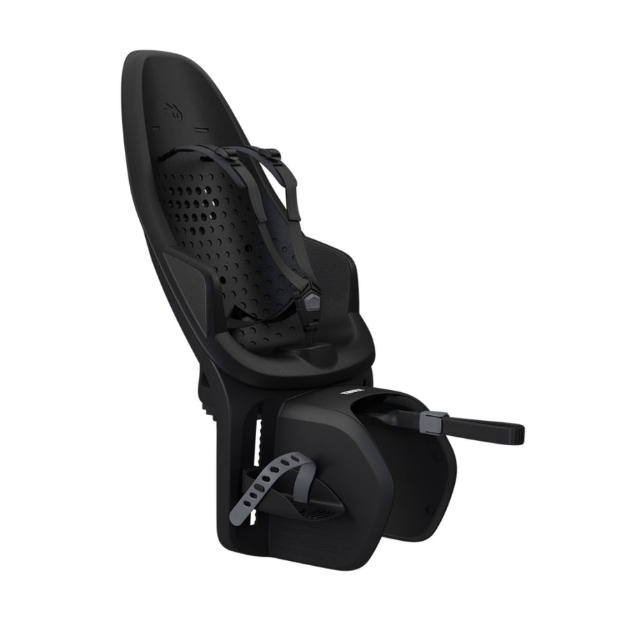 Siege velo enfant arriere Thule Yepp 2 MIK HD avec fixation securisee et systeme de maintien robuste pour porte-bagages