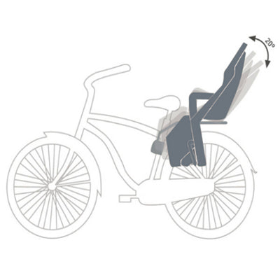 Siège vélo enfant inclinable noir Guppy RS Plus Polisport - #4