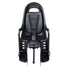 Siège vélo enfant Polisport Groovy MIK-HD noir avec harnais de sécurité et repose-pieds ajustables pour 9 mois à 6 ans