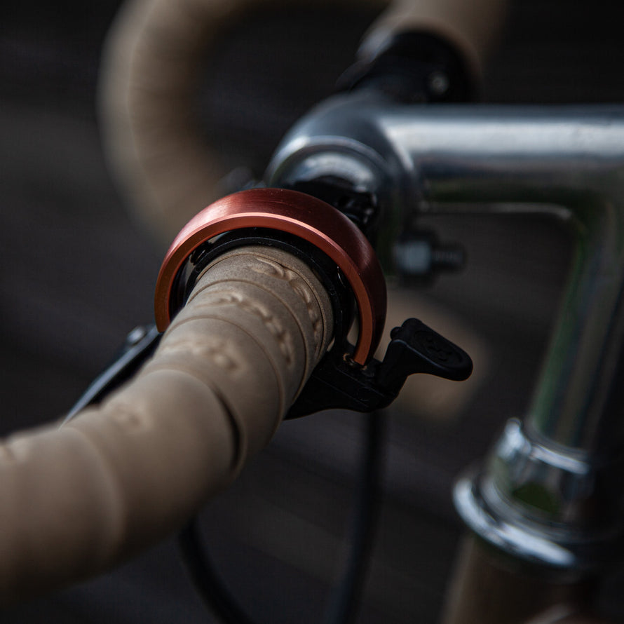 Sonnette pour vélo Knog Oi Classic Cuivre Large - #4