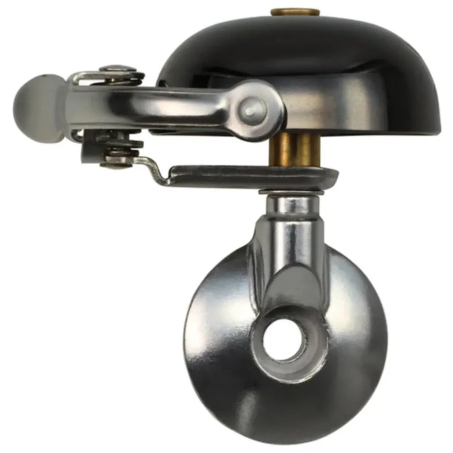 Sonnette de vélo mini Suzu Crane fixation bouchon de jeu de direction finition neo-black