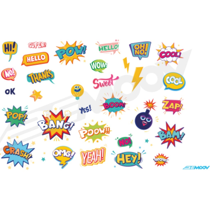 stickers bemoov comics