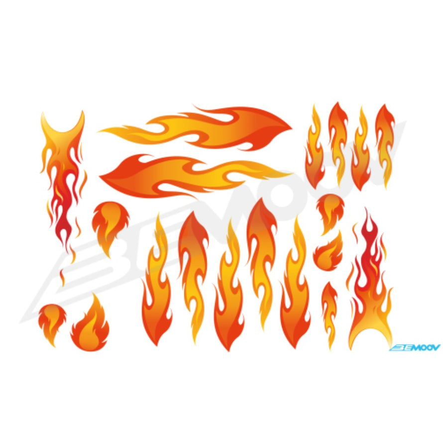 stickers bemoov flammes