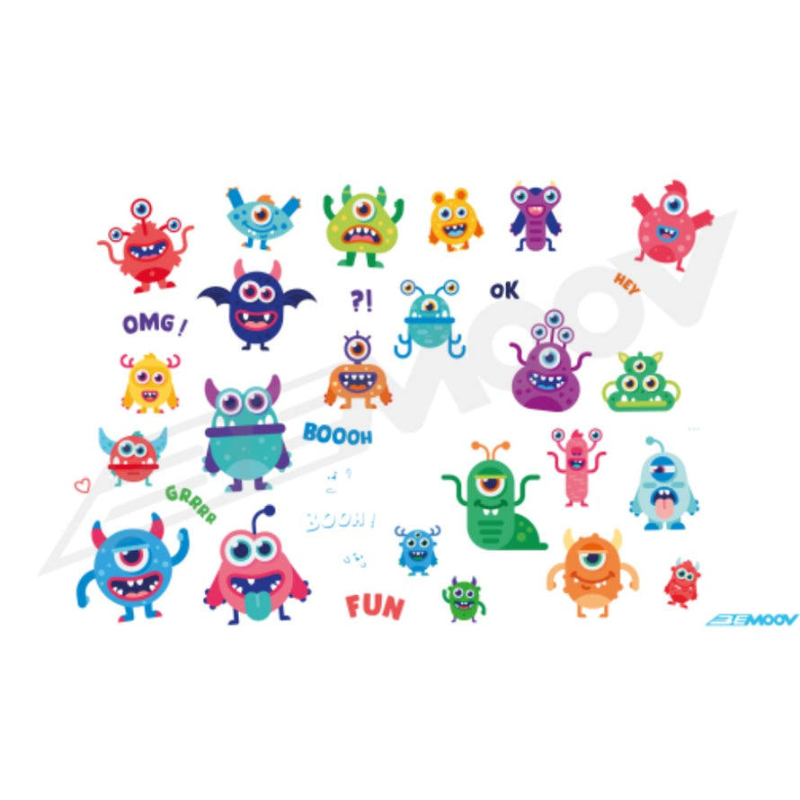 stickers bemoov monstres