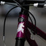Stickers réfléchissants licorne blanche pour vélo et casque Reflective Berlin modèle sécurité et originalité unique