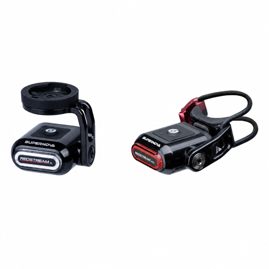 Set eclairage velo Supernova Redstream Series avec leds avant et arriere pour securite et visibilite superieure