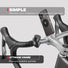 Support magnétique téléphone Shapeheart vélo PRO avec fixation vissée pour une stabilité optimale sur guidon