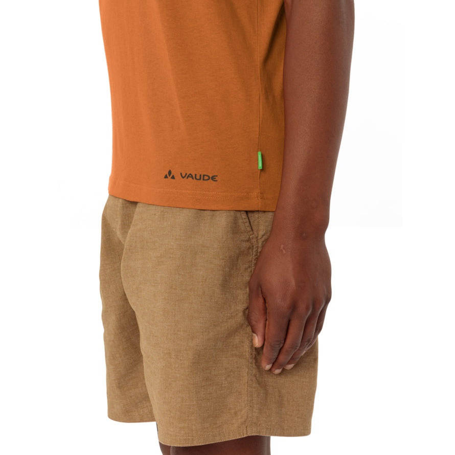 T-shirt vélo Vaude Casual kumquat doux
