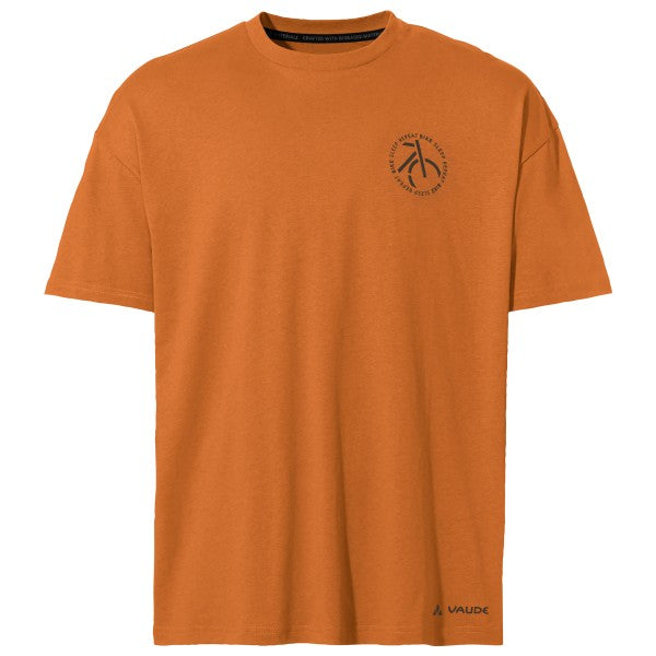 T-shirt vélo Vaude Casual kumquat 