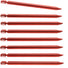 Piquets rouges MSR pour tente Hubba Hubba HD 2P, solides et légers pour un ancrage fiable en camping