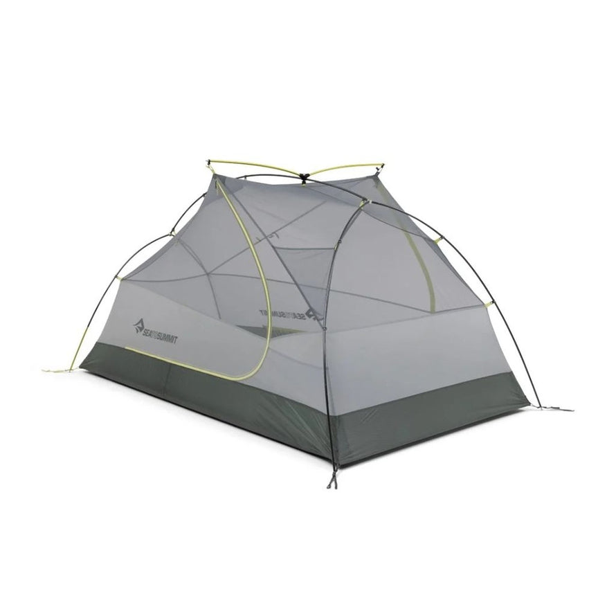 Tente Telos Evo Bikepack TR2 Sea to Summit gris, robuste et compacte pour cyclotourisme et bikepacking