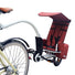 Remorque avec sacoches et pédales pour le transport d'enfants en cyclotourisme 