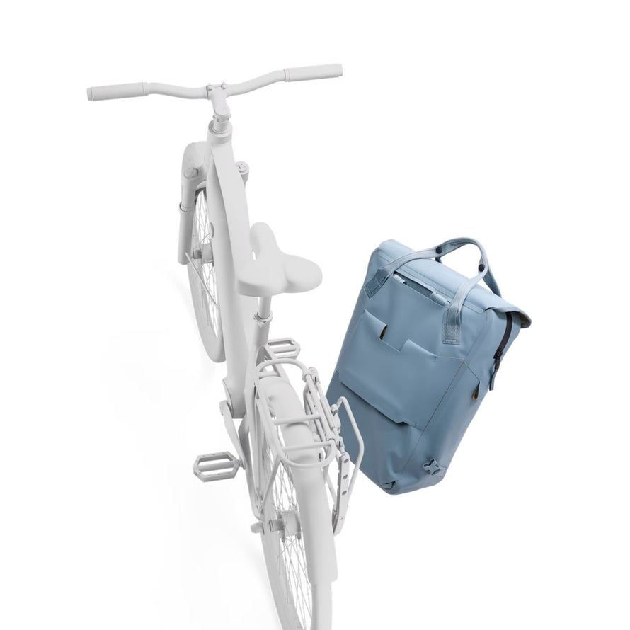 Sac a dos velo convertible Thule Shield InLock bleu clair avec fixation rapide pour cyclistes urbains