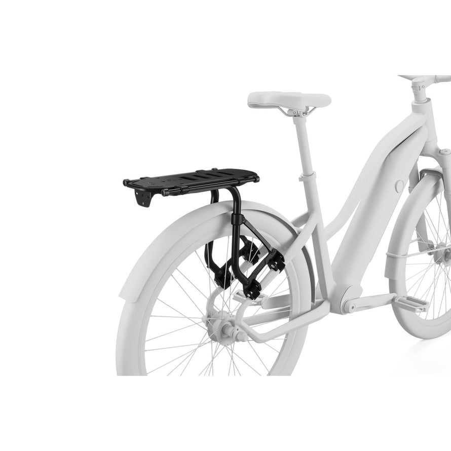 Porte bagage Thule Tour Rack noir ergonomique pour sacoches, montage arrière sur vélos modernes et électriques